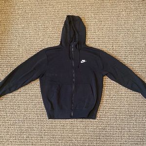 Nike club fleece zip up hoodie